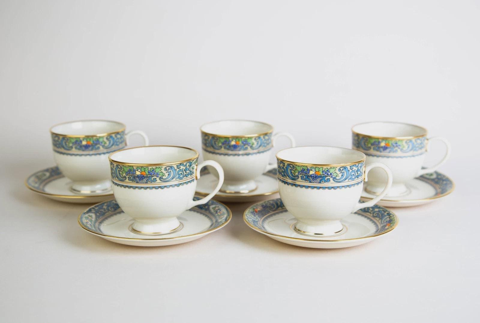 Lenox Autumn Tea Cup and Saucer - Etsy