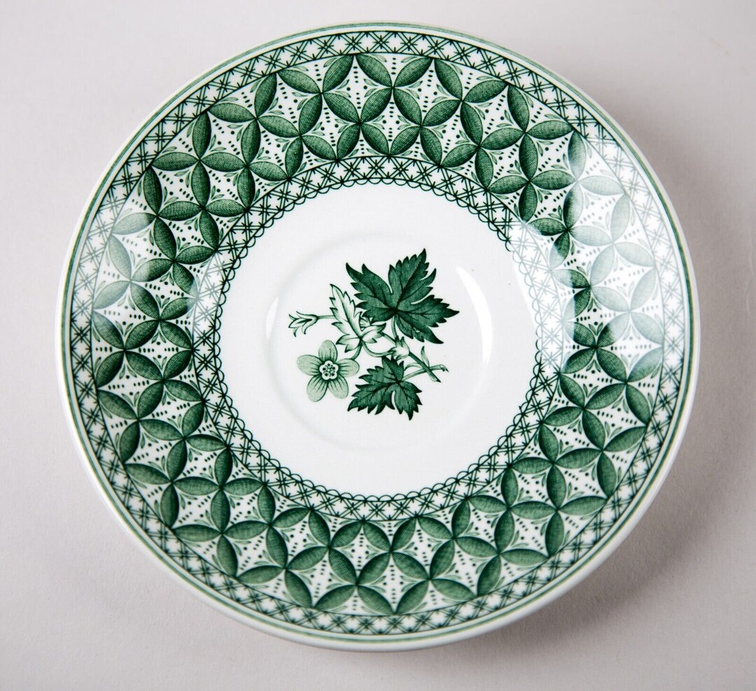 Spode Geranium Green camilla Shape Replacement Saucer Vintage England Etsy