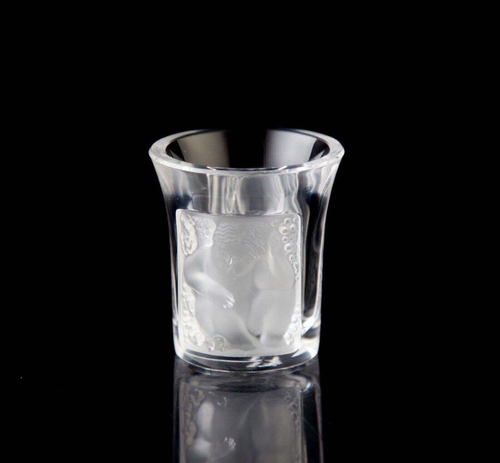 オーダー Lalique Enfants Shot Glass Vintage Crystal France Signed - Etsy India