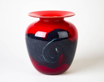 Steuben Glass Basket Shaped Bowl #8079 Donald Pollard Circa 1957