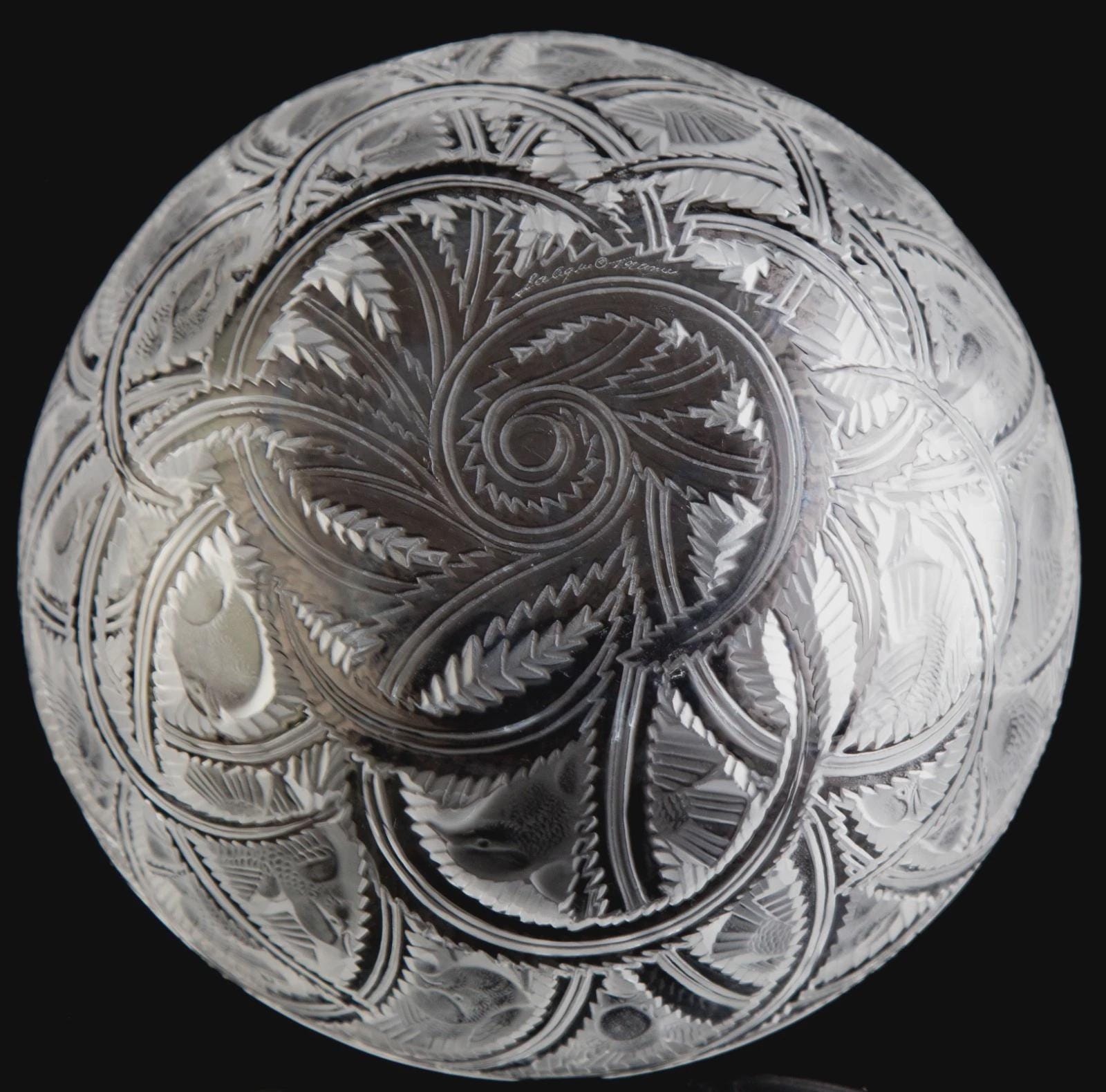Lalique Pinson Round Bowl 9