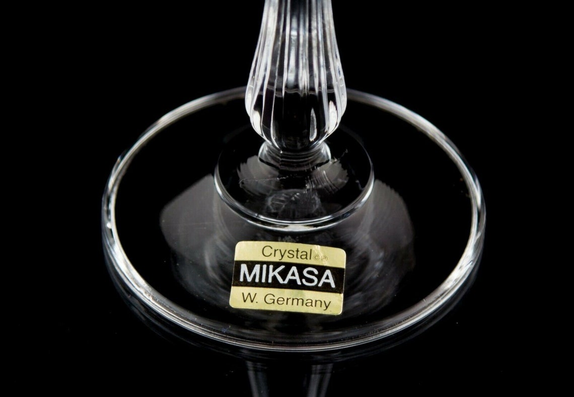 Mikasa Ardmore Wine Glass Vintage Elegant Crystal Stemware Etsy