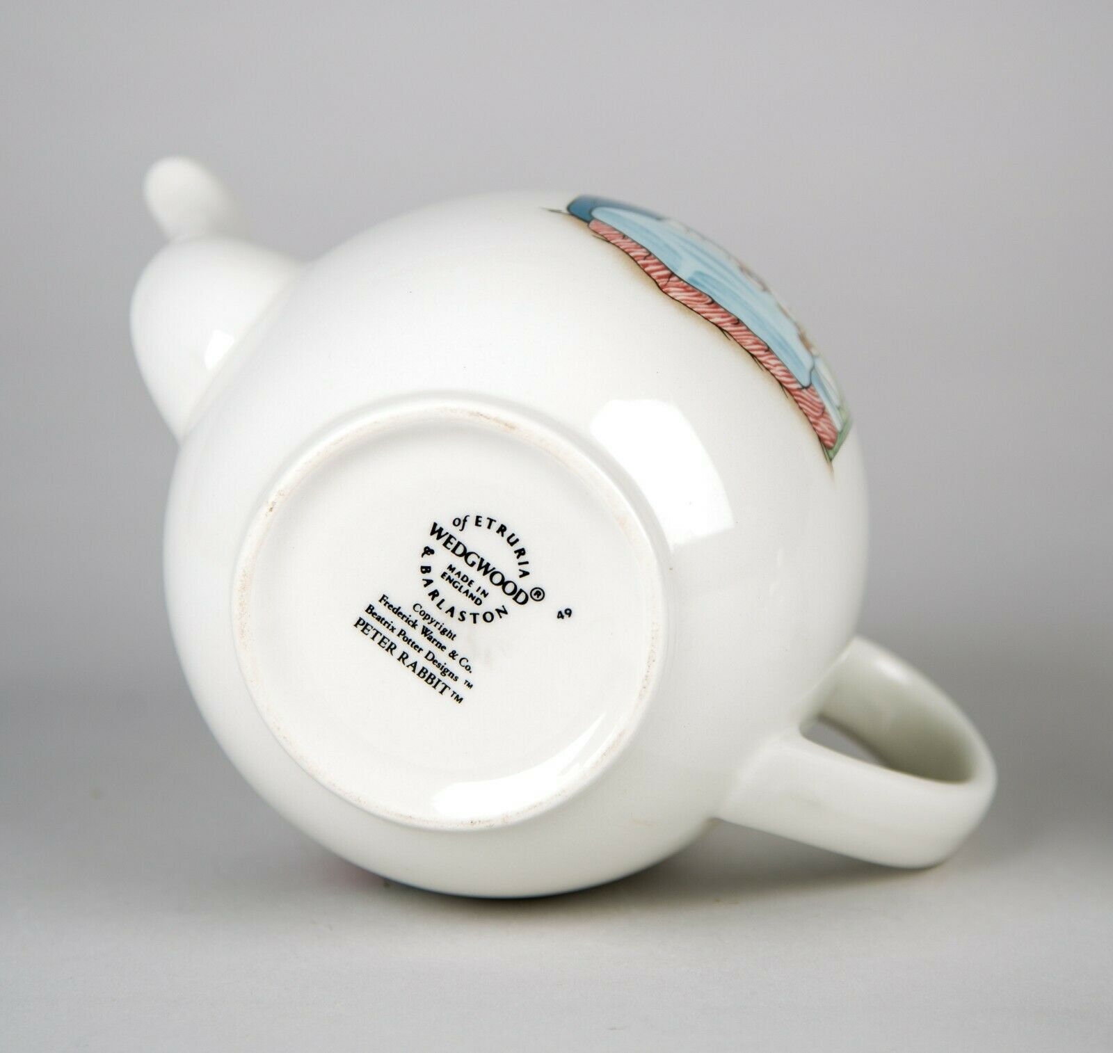 Wedgwood Peter Rabbit Teapot & Lid Full Size 32 Oz. Vintage Etsy