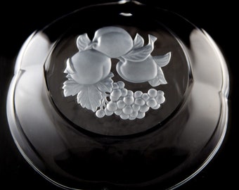Hoya Pomona 彫刻入りフルーツクリスタルボウル 8個セット 東京 日本製