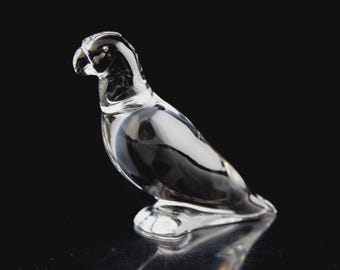 Baccarat Red Love Birds Saint Valentin Doves Figurine Paperweight