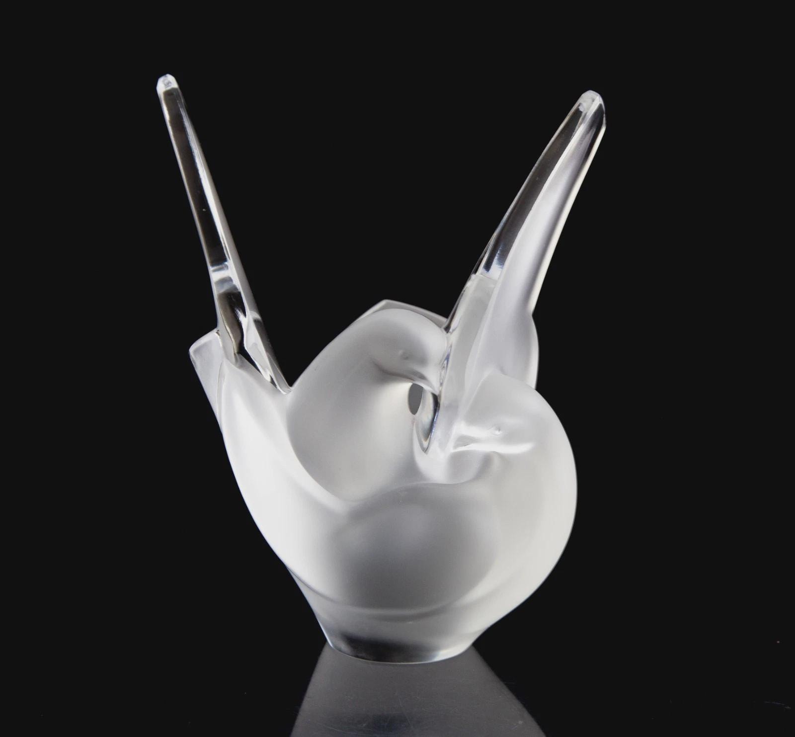 Lalique Sylvie Flower Vase 8