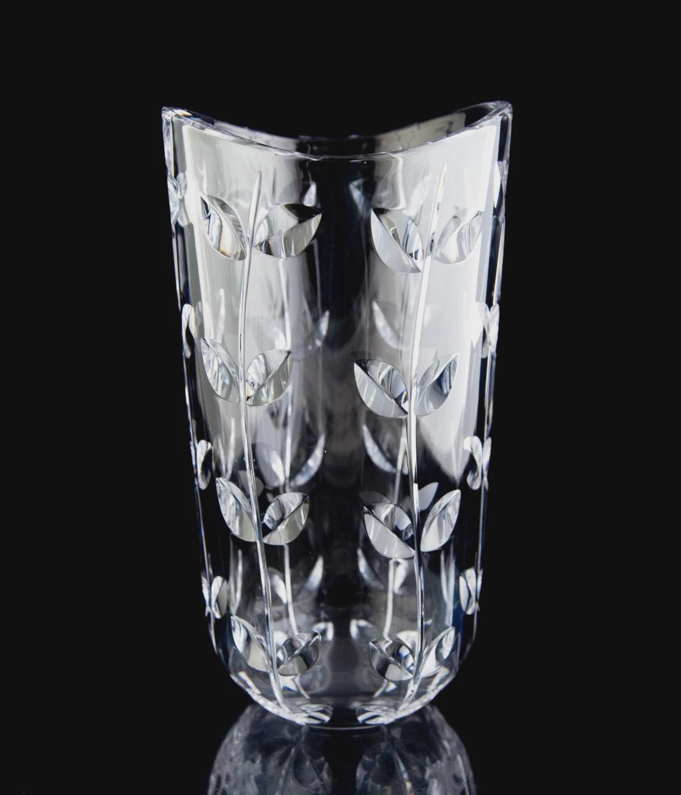 Tiffanys and Co Crystal Vase - Etsy
