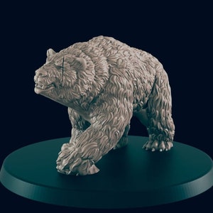 Wild Beasts Set | D&D | Pathfinder | Tabletop Miniatures | Fantasy Gaming Minis | Mini | Monster Figurine | Bear Boar Crab Rat Eel Toad
