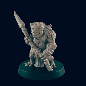 Bullywug Clan Set | D&D | Pathfinder | Tabletop Miniatures | Fantasy Gaming Minis | RPG | Mini | Monster Figurines | EC3D | 32mm | 28mm