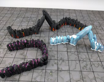 Dungeon Sticks Crystal Cavern Set 27pc Tabletop Terrain  Miniature Wargaming DnD Tiles Dungeon Tiles for DnD miniatures 28mm Scatter Terrain