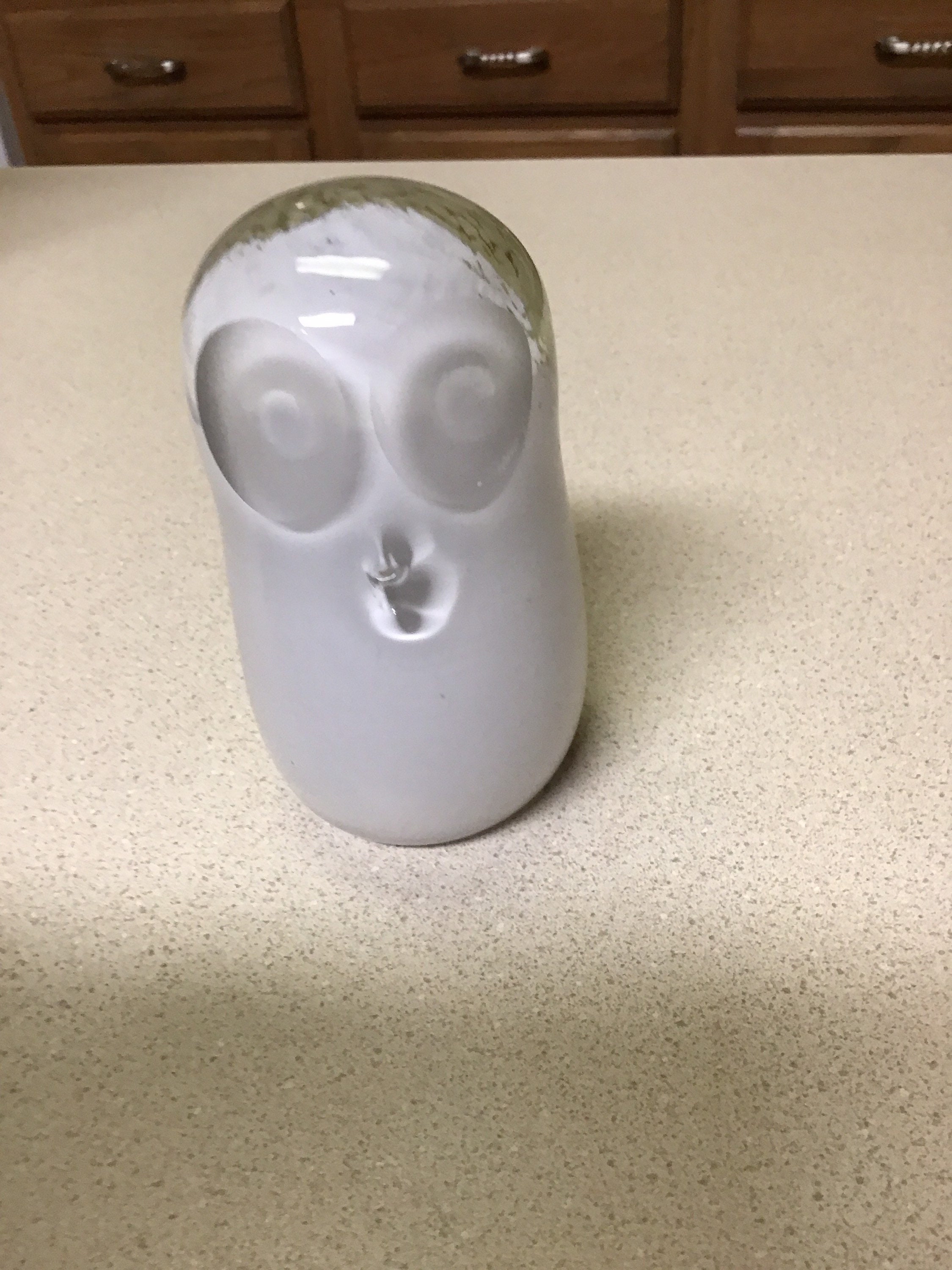 Wedgwood Glass Owl Paperweight