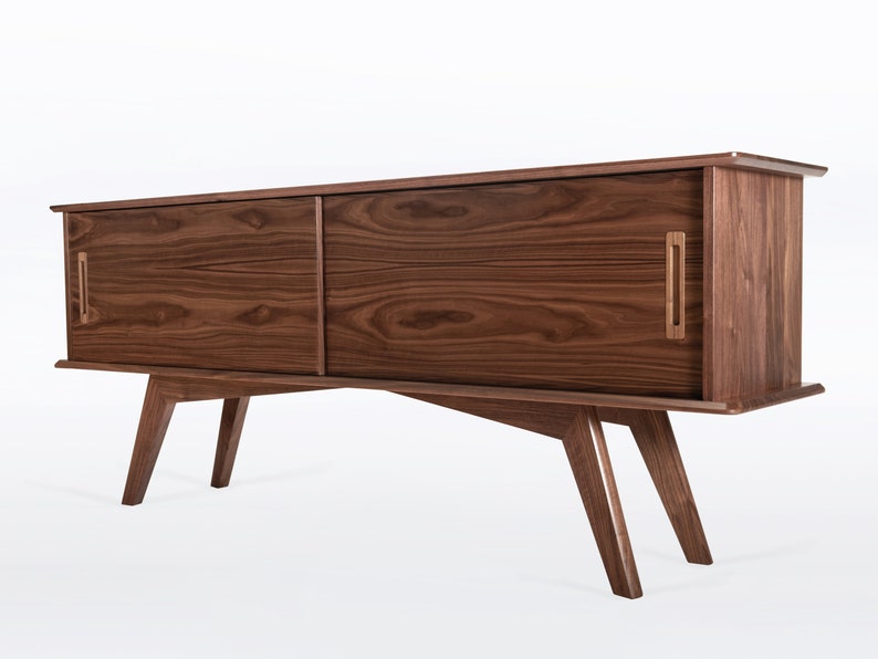 Modern Midcentury Sideboard / Buffet in Walnut Montecito image 7