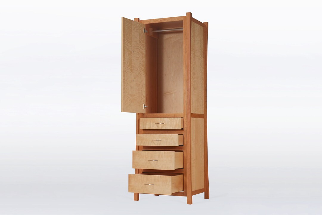 Modern Wardrobe or Dresser for Bedroom With Drawers and Closet Etsy