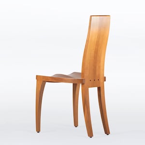 Dining Chair in Solid Cherry Wood With Scandinavian Modern Style &quot;Gazelle&quot;