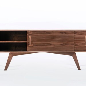 Modern Midcentury Sideboard / Buffet in Walnut Montecito image 4