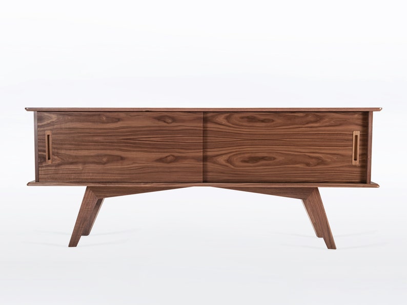 Modern Midcentury Sideboard / Buffet in Walnut Montecito image 2