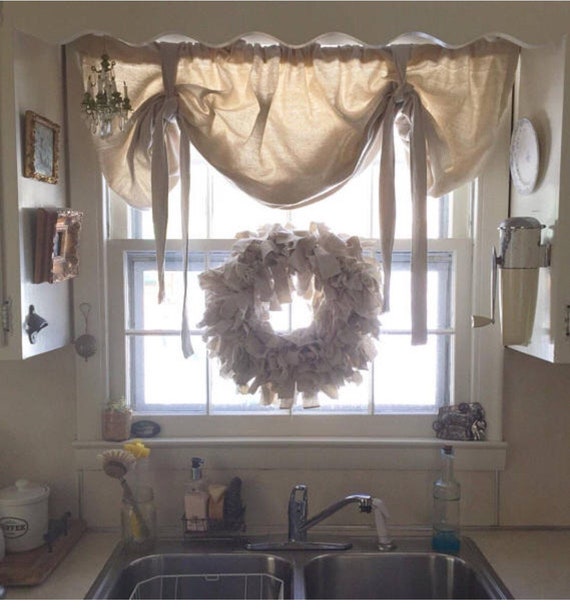 Shabby Chic Balloon Curtain Etsy