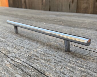 Chromen trekstang voor kast, retro-moderne roestvrijstalen handgreep, 9 inch hardware voor woninginrichting