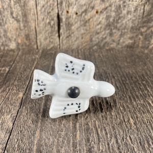 Perilla de cerámica con forma de pájaro, tirador de cajón de tocador estilo suroeste