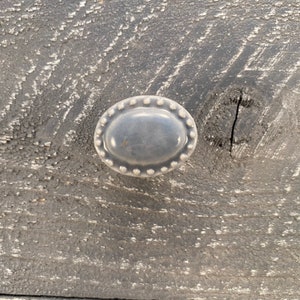 Small Ceramic Knob, Decorative Oval Gray Pull Knob, Country Farmhouse Furniture Upgrade Ceramic Drawer Pull, Cabinet Home Improvement