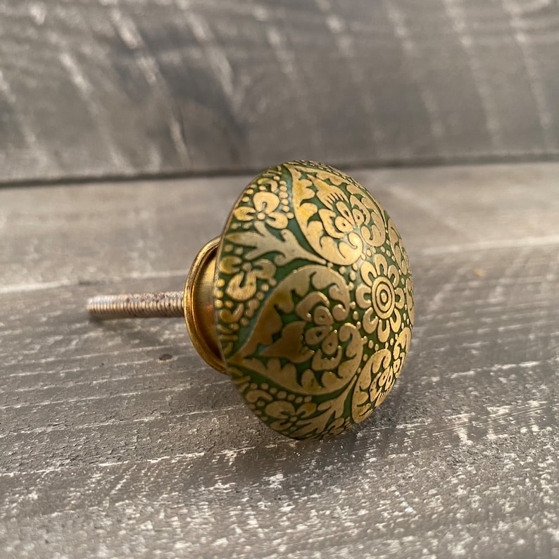 Moroccan Knob Metal Knob Marrakesh Knob Drawer Etsy