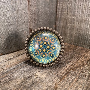 Moroccan Knob, Metal Glass Knob, Marrakesh Cabinet Knob, Drawer Knob, Metal Cabinet Knob, Closet Door Knob, Gold Knob