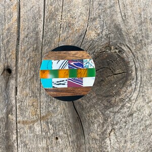 Multicolor Resin Chunk Geo Cabinet Knob, Dresser Knob, Cabinet Pull brkn203A