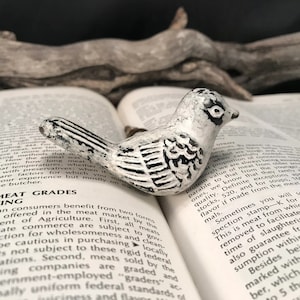Cast Iron Bird Knob, Whitewash Dresser Drawer Pull, Cabinet Knob Home Improvement Hardware