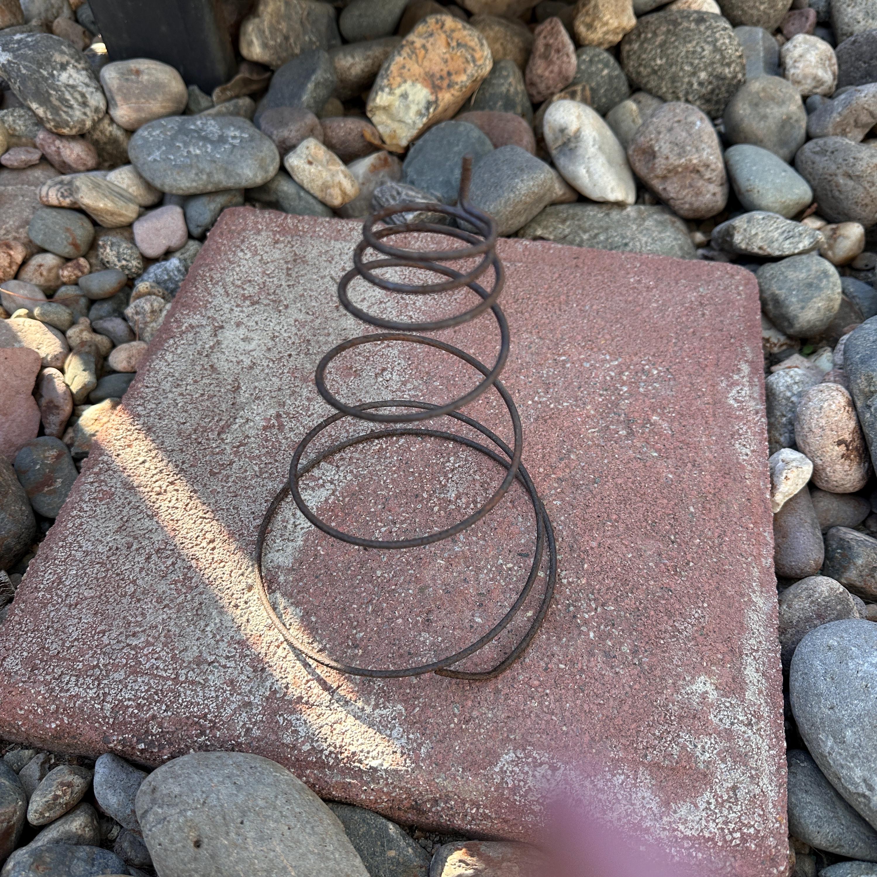 Salvaged Rusty Bed Spring, Coiled Steel Craft Supply - Etsy