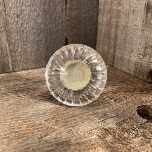 Glass Knob, Dresser Drawer Glass Knob, Large Glass Knob with Chrome Pedestal, Cabinet Replacement Knobs, Glass Furniture Pull