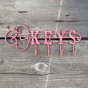 Cast Iron Key Rack, Keys Wall Hooks, Key Holder For Wall, Keys Hanger Hooks, Key Wall Decor, Keys Wall Organizer
