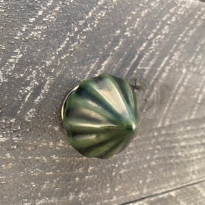 Asian Rice Hat Ceramic Knob, Conical Hat Shaped Ceramic Cabinet Knob. Item# KNOB274