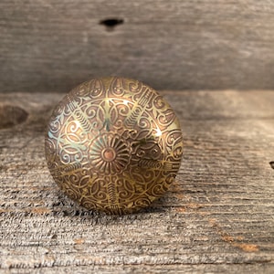 Moroccan Brass Knob Marrakesh Cabinet Knob, Drawer Knob, Brass Cabinet Knob, Closet Door Knob, Gold Knob