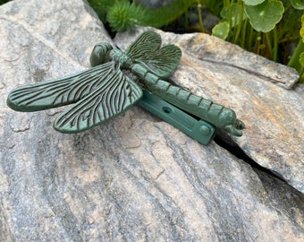 Dragonfly Door Knocker / Choose From 4 Different Colors / Hand Painted Cast Iron Dragonfly Bug Door Knocks