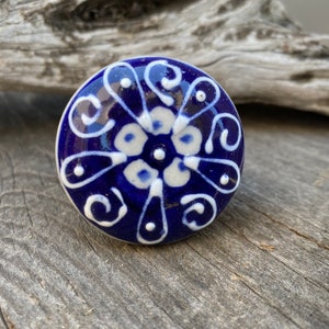 Ceramic Knob, Decorative Drawer Pulls, Knobs and Pulls, Cabinetry Hardware, Dresser Pull, Cabinet Knob