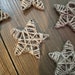 Jute Rope Stars, Craft Supplies, Handmade Stars for Wreath, Ornament ...