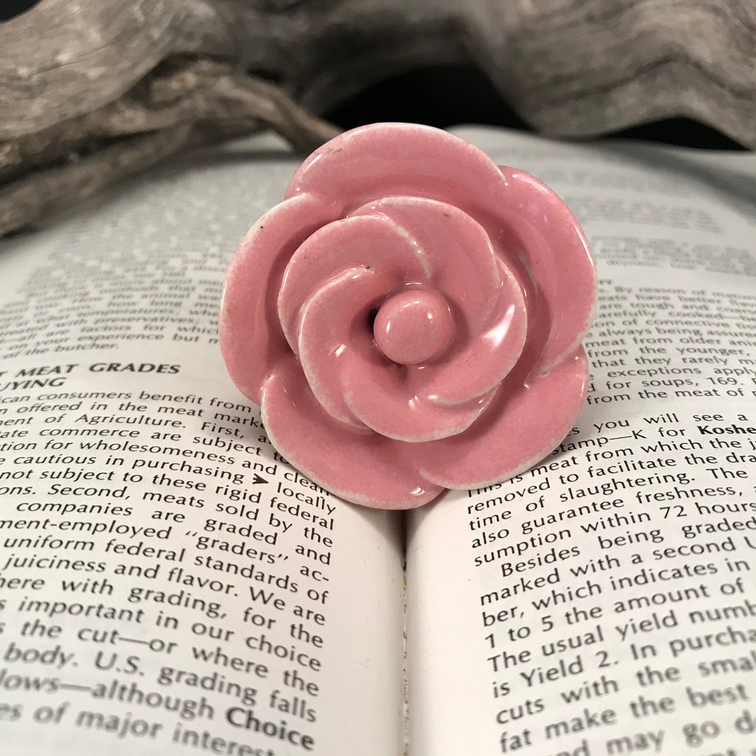 Ceramic Knob, Rose Knob, Furniture Replacement Drawer Pulls, Knobs and
