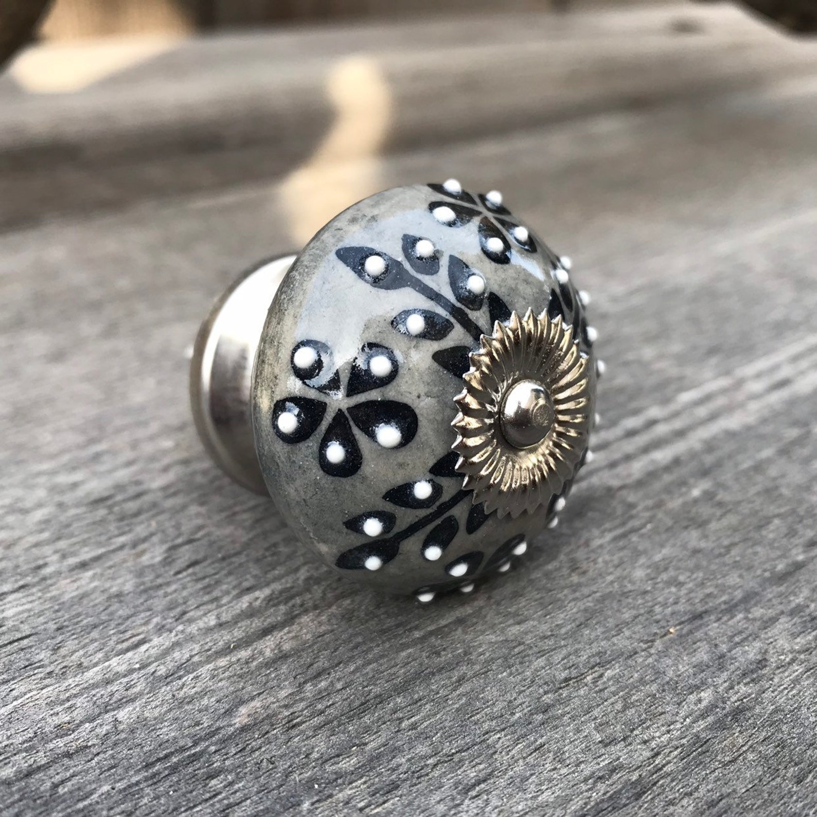 Perilla de cerámica perillas de cerámica de tomate perilla | Etsy