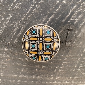 Ceramic Dresser Knob, Dresser Knob, Cabinet Pull, Retro Modern Style Pull