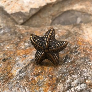 Cast Iron Starfish Knob, Star Fish Dresser Drawer Knob, Cast Iron Starfish, Bronze Metal Knobs, Sea Animal Knobs, Cabinet Supply