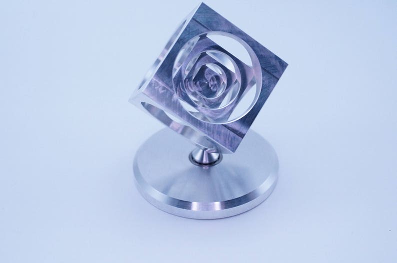 Aluminum Turner's Cube / Spinning Top Stand Etsy