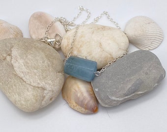 Aquamarine Anklet | Genuine Aquamarine Anklet | Dainty Anklet | Summer Jewelry