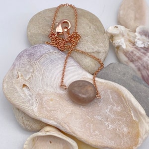 Sunstone Rose Gold Anklet | Sun Stone Anklet | Dainty Anklet | Summer Jewelry