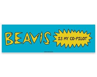 Beavis är min andrepilot fanart bildekal
