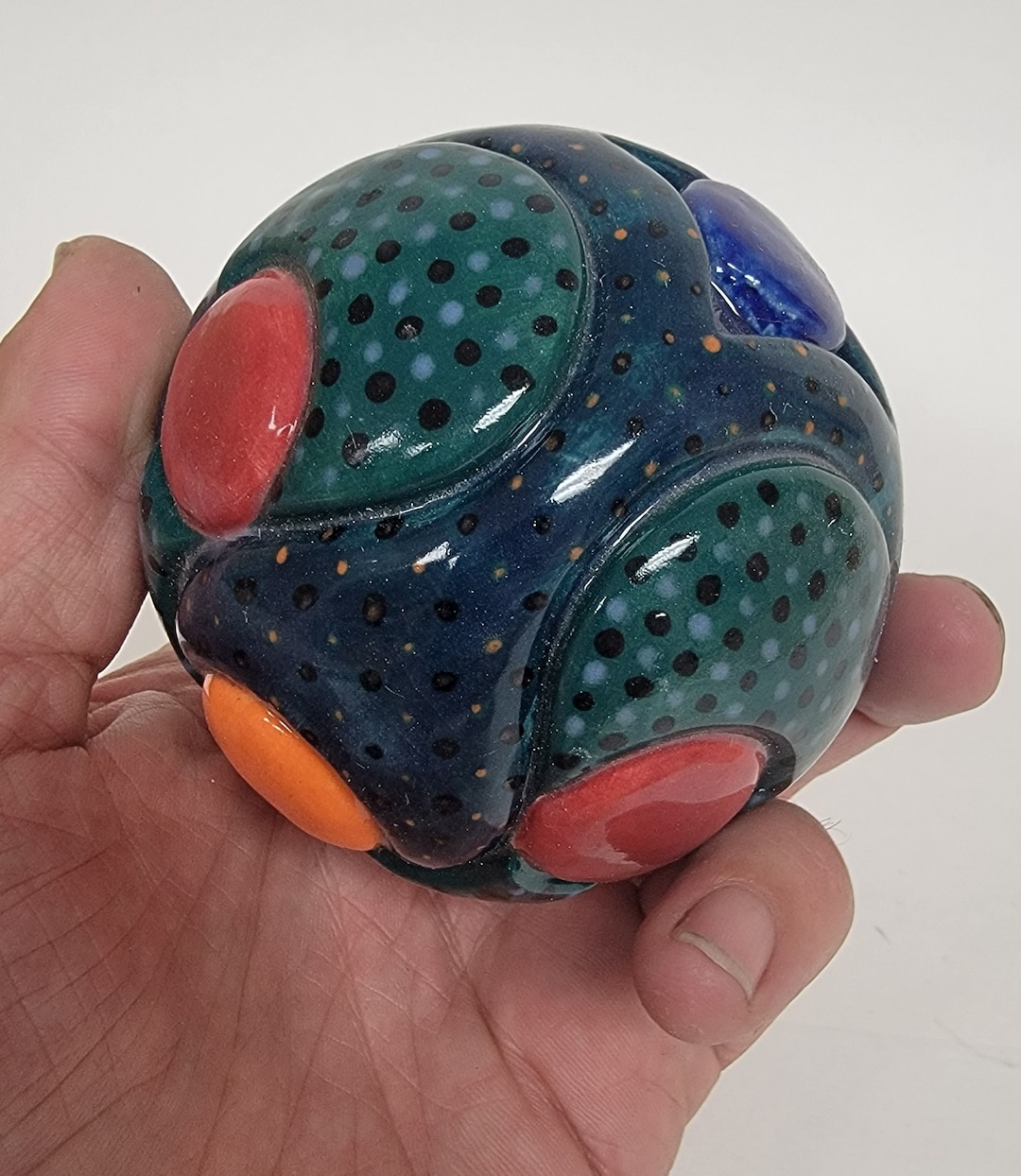 Clay Sphere, Clay Orb, Decorative Sphere, Decorative Orb, Ceramic