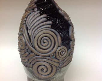 Handmade ceramic sculpture, coil built ceramics, ceramics, handbuilt ceramics, ceramic sculpture, coils