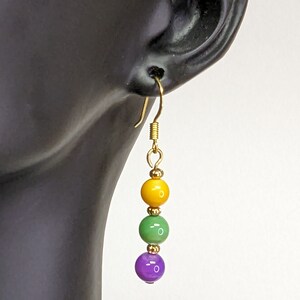 Glass bead earrings, drop earrings, dangle earrings, handmade earrings, earrings, jewelry, bead earrings