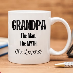 The Man The Myth The Legend Personalized Coffee Mug Etsy