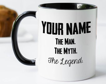Bobby Name Personalised Funky Gift The Man The Myth The Legend Mug Bobby Name Personalised Funky Gift The Man The Myth The Legend Mug