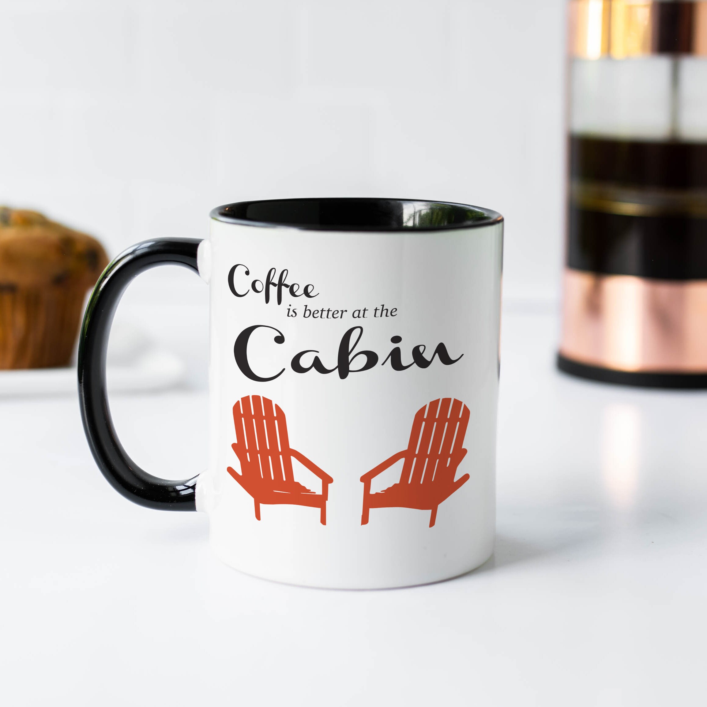 Gift For Dad Coffee Is Better At The Cabin Mug Cabin Life Etsy
